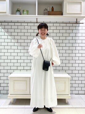 「ホワイト×コーデ」｜chihakoさん（レディース・155cm）の春コーディネート