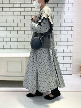 「フリルベスト」｜chihakoさん（レディース・155cm）の秋コーディネート