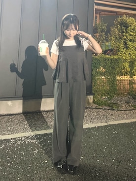「GU」｜Rinyoさん（レディース・148cm・20代）の秋コーディネート