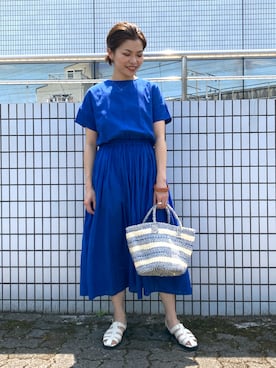 「アイテム（ブレスレット）」を使った、jimaさん（レディース・163cm・30代）の春コーディネート