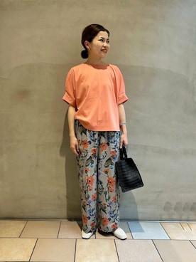 「初夏のお出掛けコーデ」｜「アイテム（その他シューズ）」を使った、jimaさん（レディース・163cm）の春コーディネート