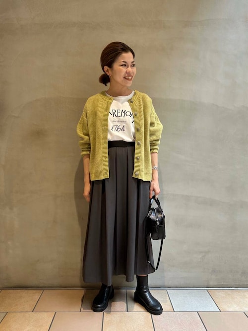 セール】ロゴプリント+刺しゅうロンT-SHIRTS（Tシャツ/カットソー