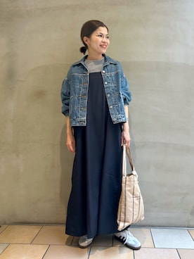 「アイテム（ジャケット/アウター）」を使った、jimaさん（レディース・163cm）の秋コーディネート