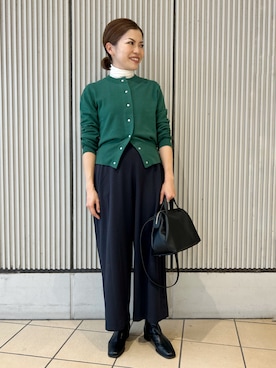 「アイテム（ブーツ）」を使った、jimaさん（レディース・163cm）の秋コーディネート