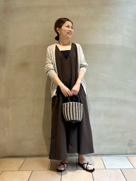 「ママの体型カバー」｜jimaさん（レディース・163cm）の夏コーディネート