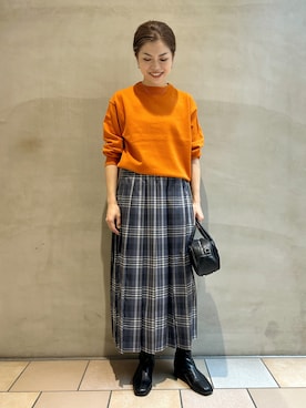 「URBAN RESEARCH DOORS（アーバンリサーチドアーズ）のアイテム」を使った、jimaさん（レディース・163cm）の秋コーディネート