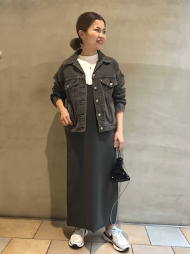 「アイテム（ワンピース/ドレス）」を使った、jimaさん（レディース・163cm・30代）の冬コーディネート