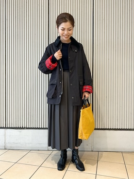 「アイテム（その他アウター）」を使った、jimaさん（レディース・163cm）の秋コーディネート