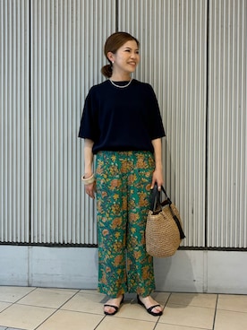 「URBAN RESEARCH DOORS（アーバンリサーチドアーズ）のアイテム（ネックレス）」を使った、jimaさん（レディース・163cm）の夏コーディネート