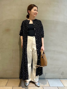 「ママの体型カバー」｜jimaさん（レディース・163cm）の春コーディネート
