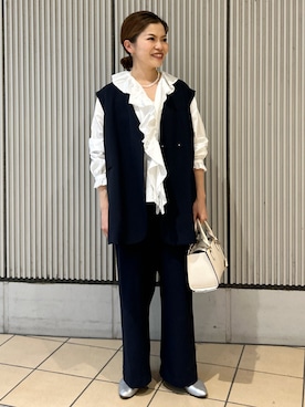 「かぐれ（カグレ）のアイテム」を使った、jimaさん（レディース・163cm）の春コーディネート