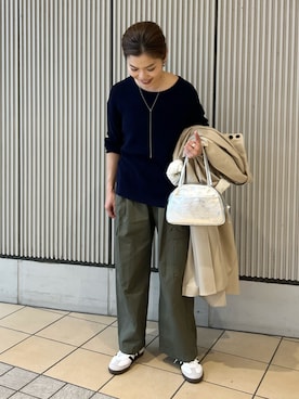 「かぐれ（カグレ）のアイテム」を使った、jimaさん（レディース・163cm）の冬コーディネート