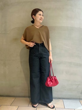 「Lee（リー）のアイテム」を使った、jimaさん（レディース・163cm）の夏コーディネート