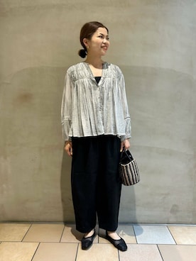 「ママの体型カバー」｜jimaさん（レディース・163cm）の春コーディネート