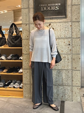 「MARCO BIANCHINI（マルコビアンチーニ）のアイテム」を使った、jimaさん（レディース・163cm）の春コーディネート