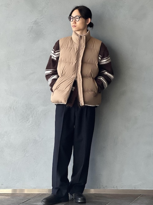 【ACT_81 Monta】REVERSIBLE VOLUME DOWN VEST
