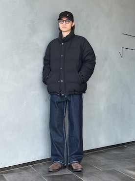 「アイテム（ダウンジャケット/コート）」を使った、kodai kanomataさん（メンズ・172cm・20代）の冬コーディネート