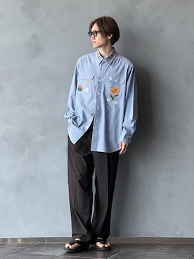 「アイテム（パンツ）」を使った、kodai kanomataさん（メンズ・172cm・20代）の夏コーディネート