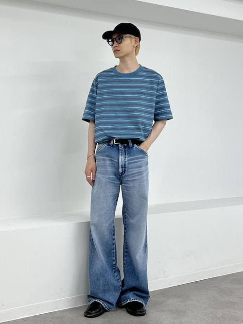 セール】【LACOSTE for ADAM ET ROPE'】別注 MULTI BORDER TEE（T