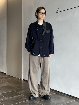 「アイテム（その他アウター）」を使った、kodai kanomataさん（メンズ・172cm・20代）の秋コーディネート