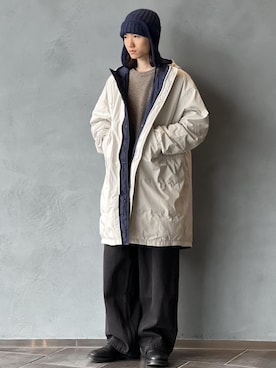 「ADAM ET ROPE'（アダムエロペ）のアイテム（帽子）」を使った、kodai kanomataさん（メンズ・172cm）の秋コーディネート