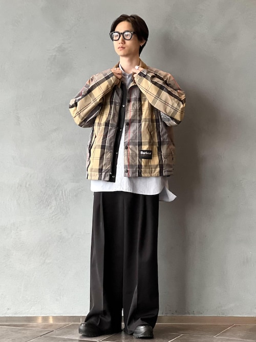 【Sea Island Cotton】バンドカラー シャツ