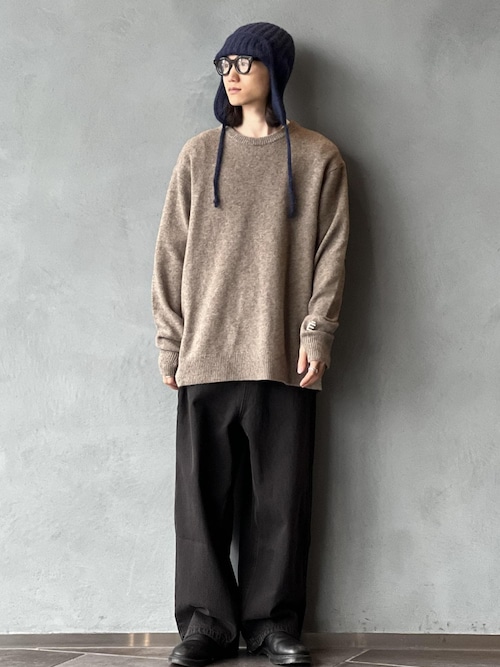 【THE INOUE BROTHERS together with ADAM ET ROPE'】EARMUFF RIB HAT / UNISEX