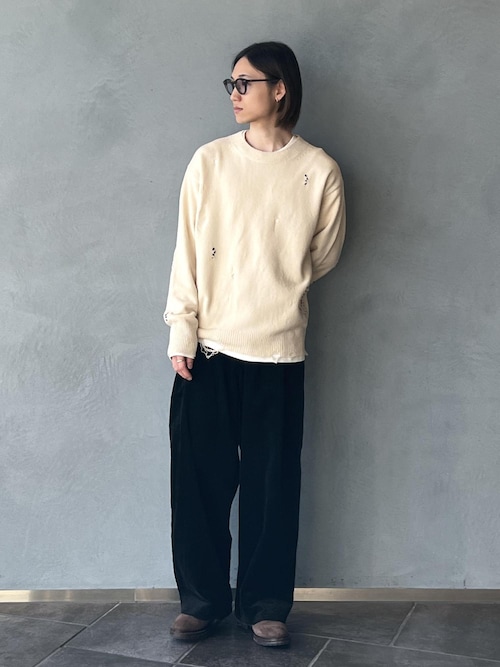 セール】コーデュロイ バギー スラックス（その他パンツ）｜ADAM ET