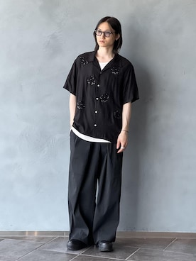 ADAM ET ROPE'（アダムエロペ）の「後ろリボンレースブラウス（シャツ