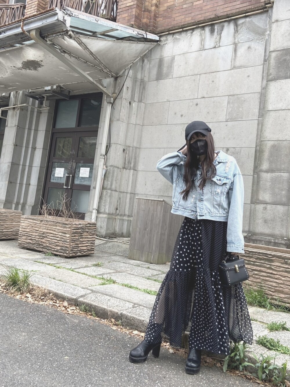 LILY BROWN（リリーブラウン）の「パッチワーク柄キャミ