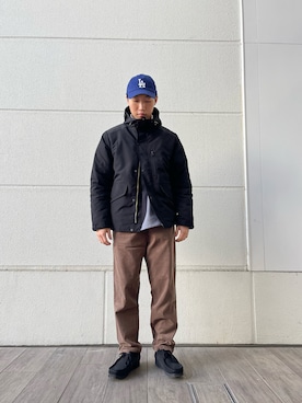 「ITEMS URBANRESEARCH（アイテムズ アーバンリサーチ）のアイテム（マウンテンパーカー）」を使った、taikiさん（メンズ・171cm）の冬コーディネート