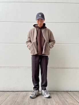 「大学生」｜「アイテム（ノーカラージャケット）」を使った、taikiさん（メンズ・171cm）の秋コーディネート
