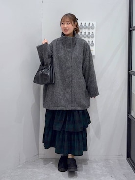 「デート/ロマンティック」｜「アイテム（その他シューズ）」を使った、YUIさん（レディース・162cm）の冬コーディネート