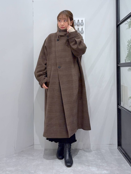 LFM(U)】ウールライクスタンドコート 494439（チェスターコート