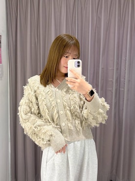 「アイテム（キャミソール、ベージュ系）」を使った、YUIさん（レディース・162cm）の秋コーディネート