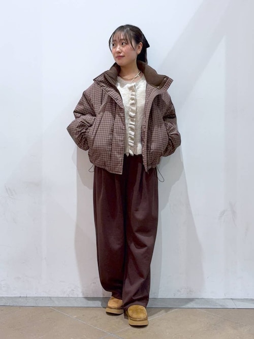 セール】チェックモンスターショートコート 598063（ブルゾン