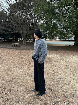 「Omekashi（オメカシ）のアイテム」を使った、kansukeさん（メンズ・174cm）の冬コーディネート