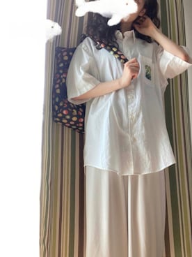 「rough（ラフ）のアイテム」を使った、ソノヤマさん（レディース・160cm）の夏コーディネート