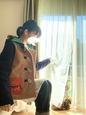 「rough（ラフ）のアイテム」を使った、ソノヤマさん（レディース・160cm）の冬コーディネート