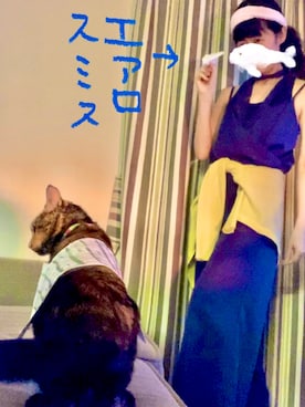 「NICE CLAUP（ナイスクラップ）のアイテム（オールインワン・サロペット）」を使った、ソノヤマさん（レディース・160cm）の春コーディネート