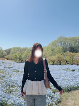 「SAISON DE PAPILLON（セゾンドパピヨン）のアイテム」を使った、SASUさん（レディース・162cm）の春コーディネート