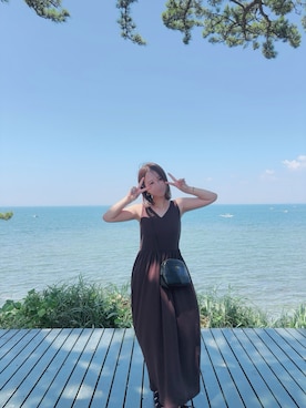 「DISCOAT（ディスコート）のアイテム」を使った、SASUさん（レディース・162cm）の夏コーディネート