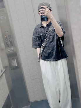 「ADRER（アドラー）のアイテム（キャップ）」を使った、soy65さん（メンズ・169cm）の秋コーディネート