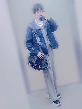 「アイテム（レッグウェア）」を使った、soy65さん（メンズ・169cm・20代）の冬コーディネート