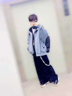 「アイテム（ピアス（両耳用））」を使った、soy65さん（メンズ・169cm）の秋コーディネート