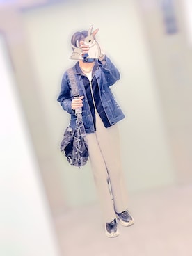 「アイテム（タンクトップ）」を使った、soy65さん（メンズ・169cm）の秋コーディネート