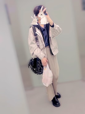 「アイテム（レッグウェア）」を使った、soy65さん（メンズ・169cm）の冬コーディネート