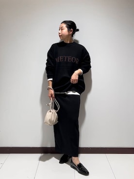「アイテム（ドレスシューズ）」を使った、AKIRAさん（レディース・162cm）の秋コーディネート