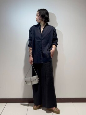「天然素材」｜AKIRAさん（レディース・162cm）の春コーディネート