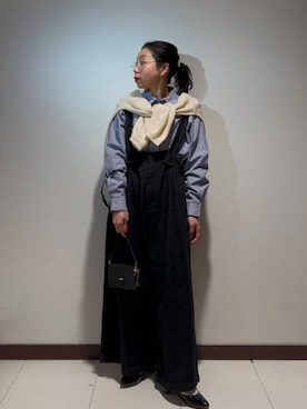 「VICE VERSA（バイスバース）のアイテム」を使った、AKIRAさん（レディース・162cm）の冬コーディネート